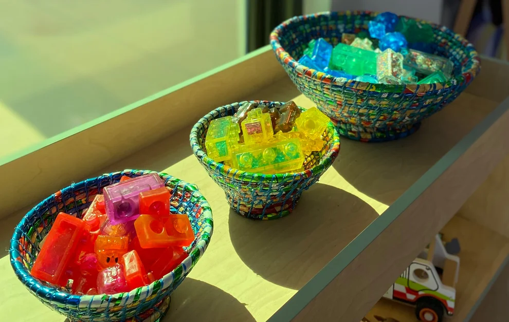 Sensory Blocks in the Toddler Studio