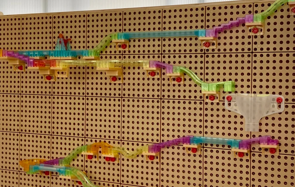 Exploring Movement, Cause & Effect Through Our Marble Run